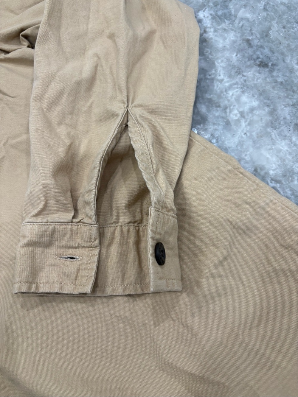RSQ Tan Button-Up Shirt Jacket - Picture 5 of 8